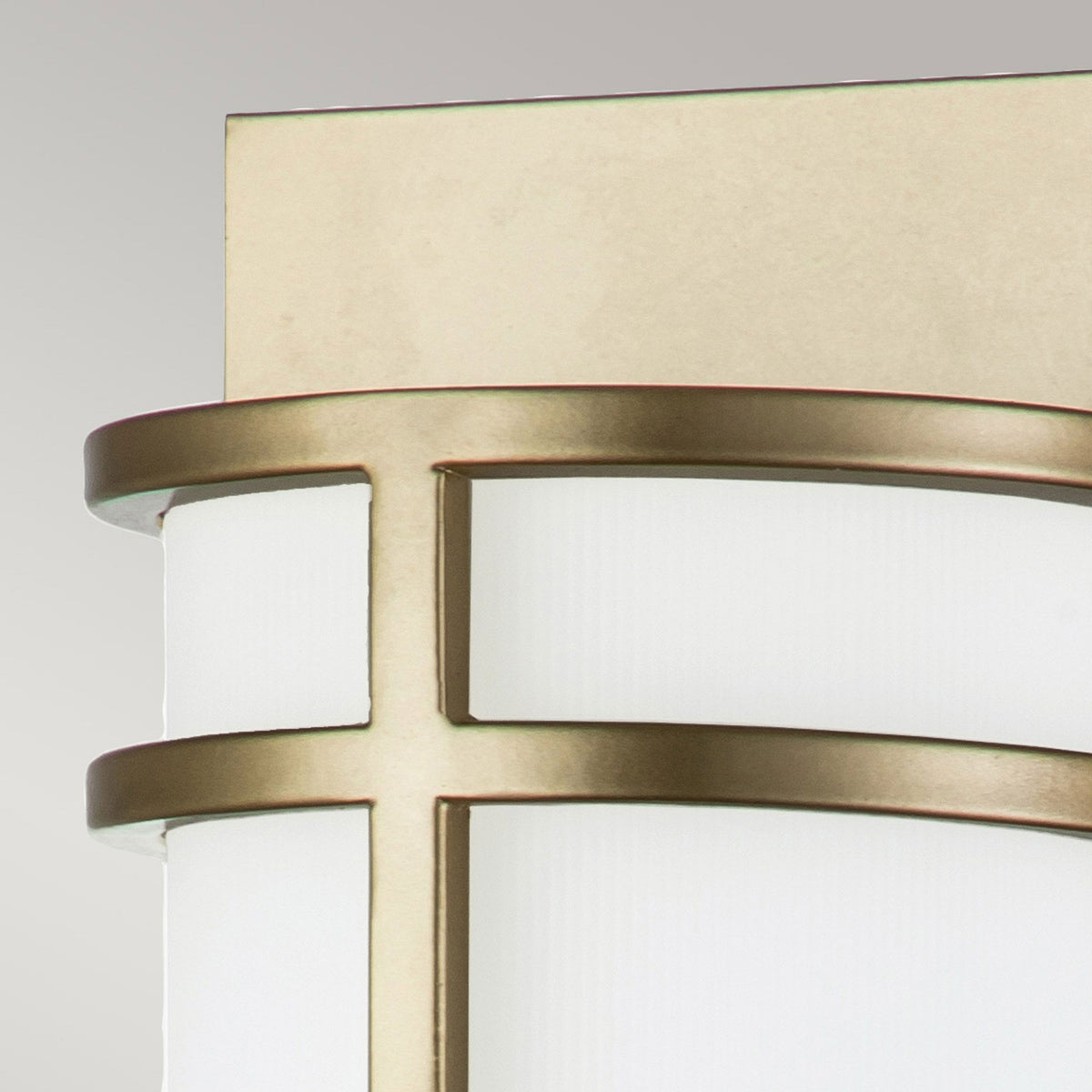 Fusion Tall Wall Light in Painted Natural Brass