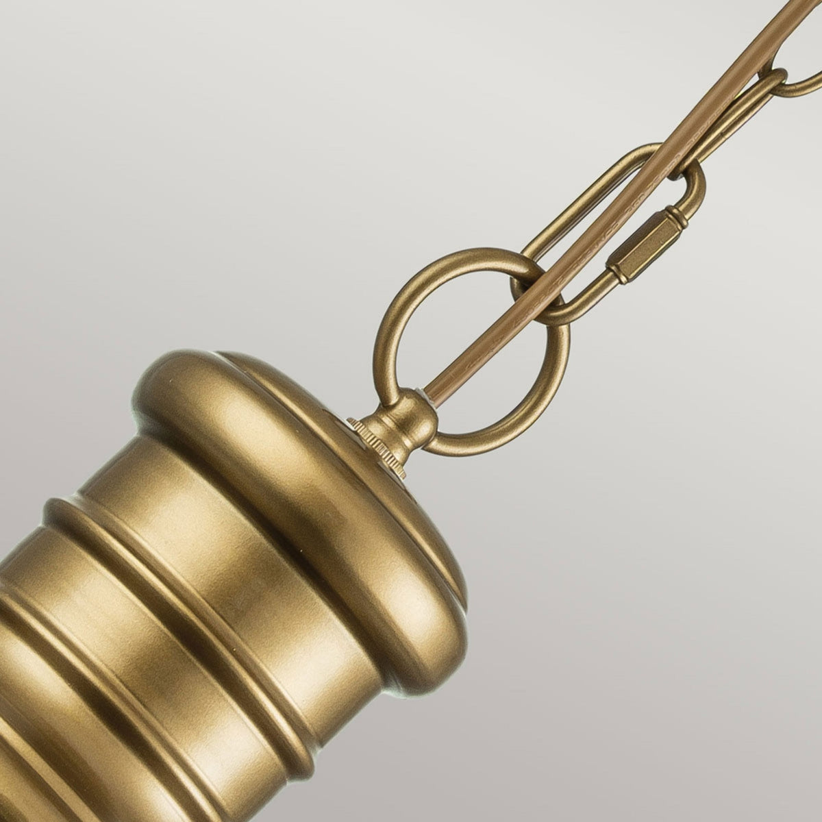 Redding Station Medium Pendant Chain Lantern in Painted Distressed Bronze