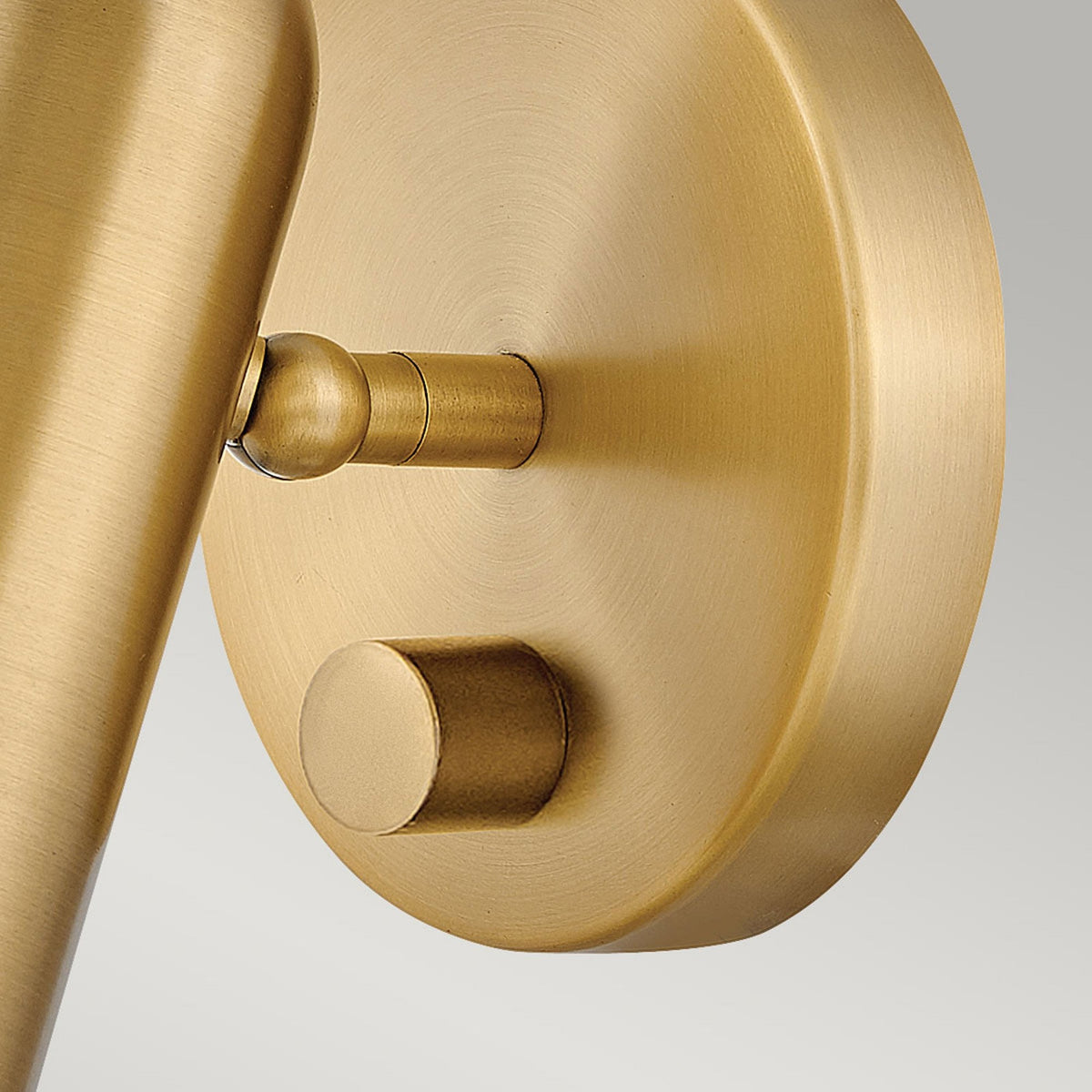 Dax LED Wall Light in Heritage Brass