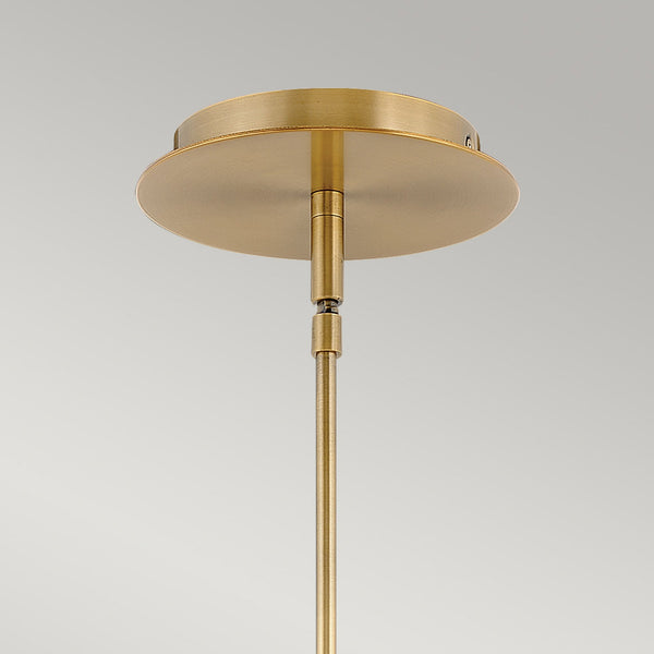 Dax LED Mini Pendant in Heritage Brass