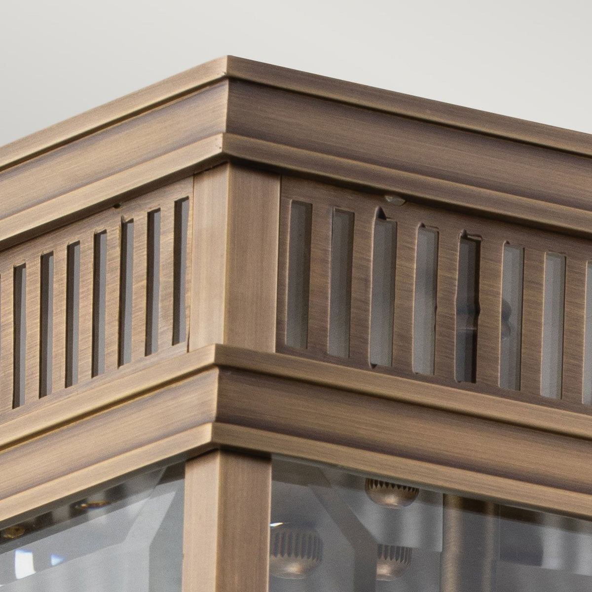 Holborn Coastal IP44 Exterior Ceiling Light in Dark Bronze