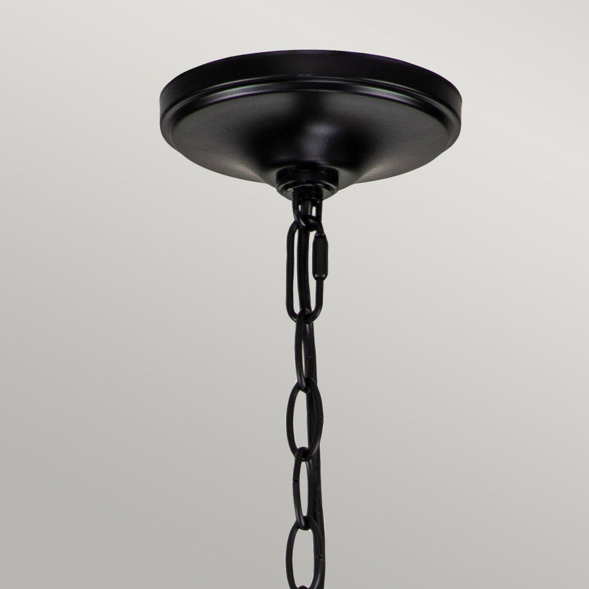 Capitol Hill Twelve Arm Chandelier Pendant in Black