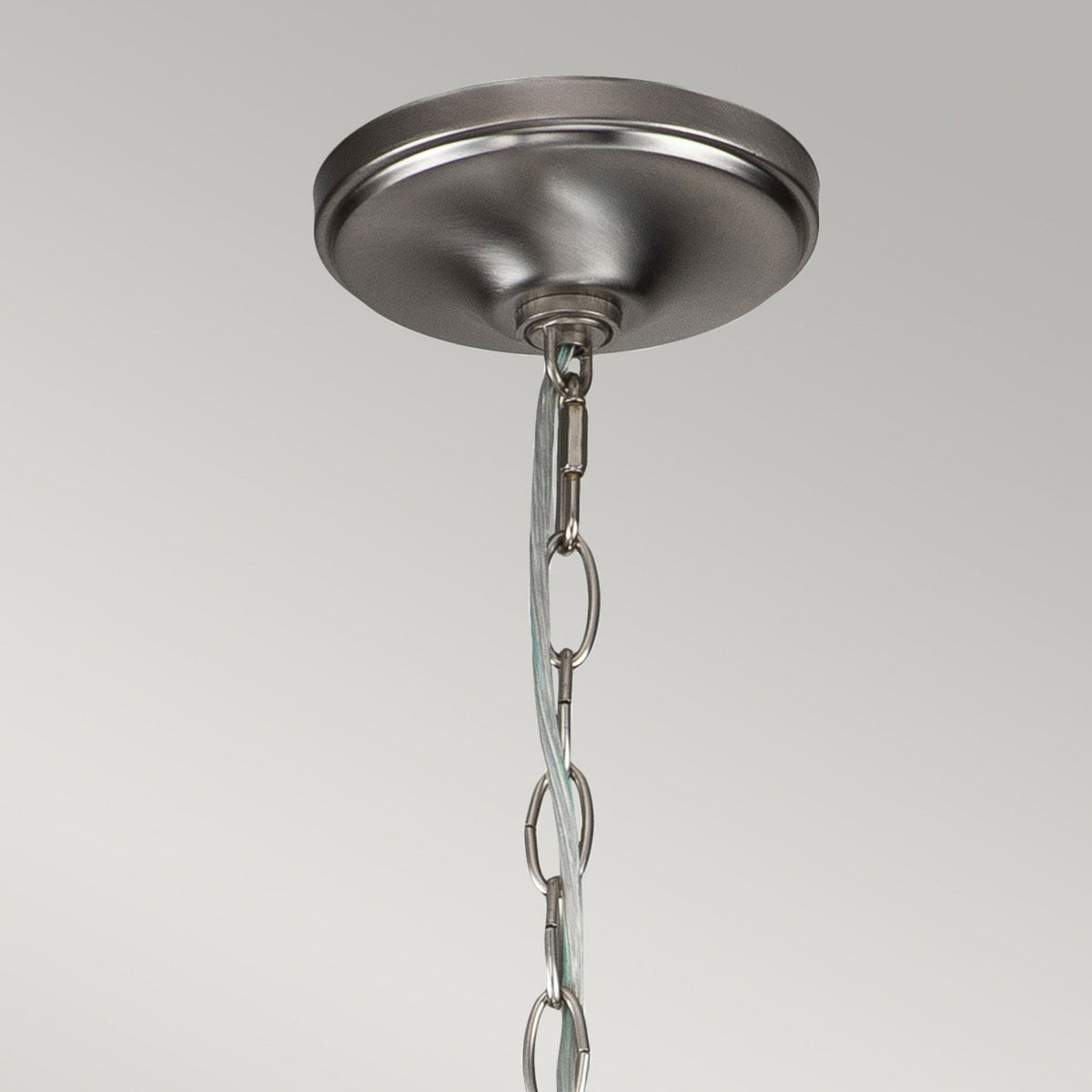 Capitol Hill Twelve Arm Chandelier Pendant in Brushed Nickel