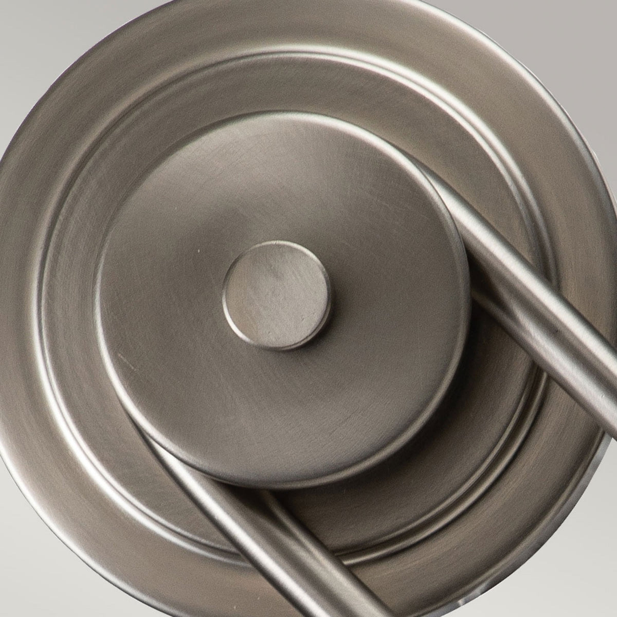 Capitol Hill Two Arm Wall Light in Brushed Nickel