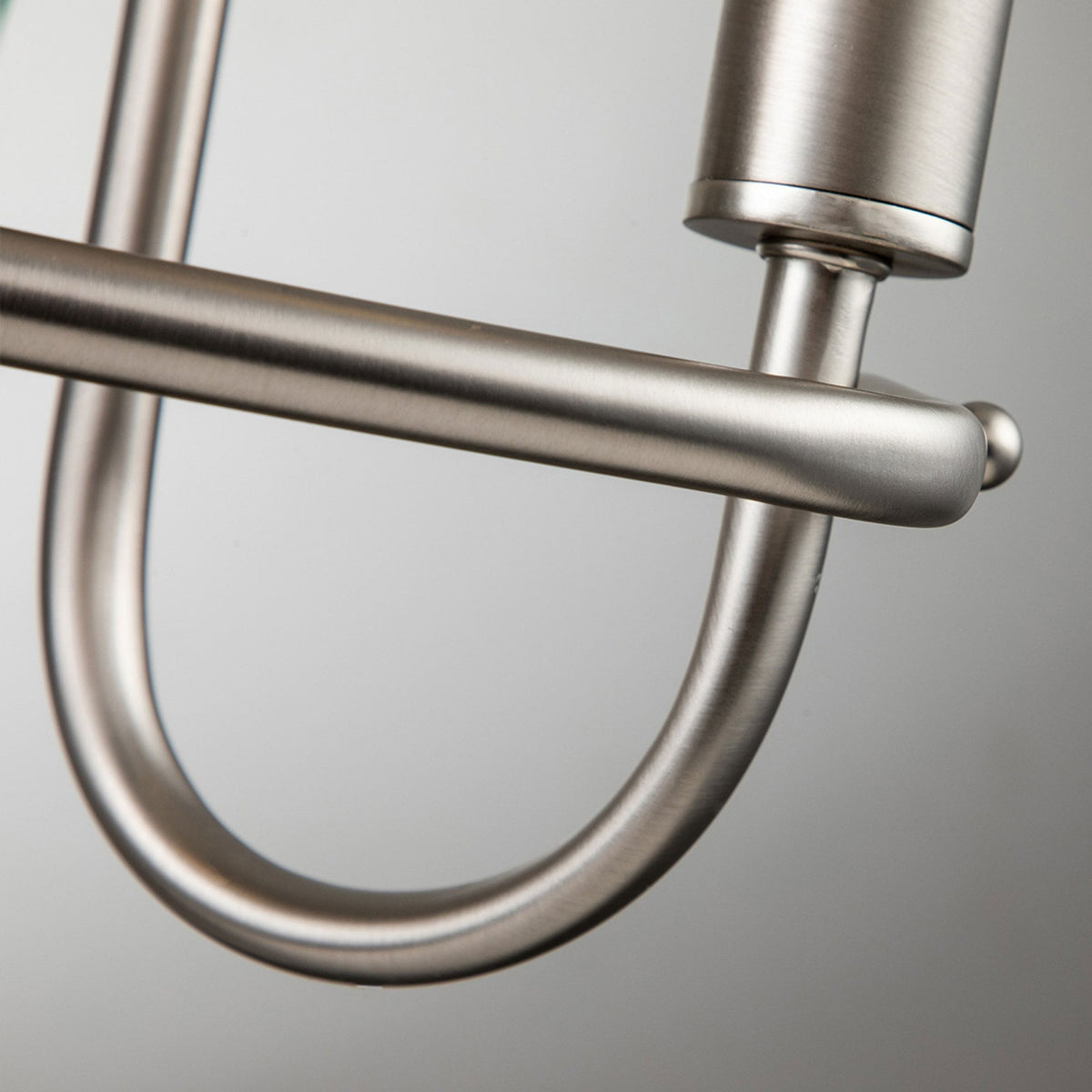 Capitol Hill Two Arm Wall Light in Brushed Nickel