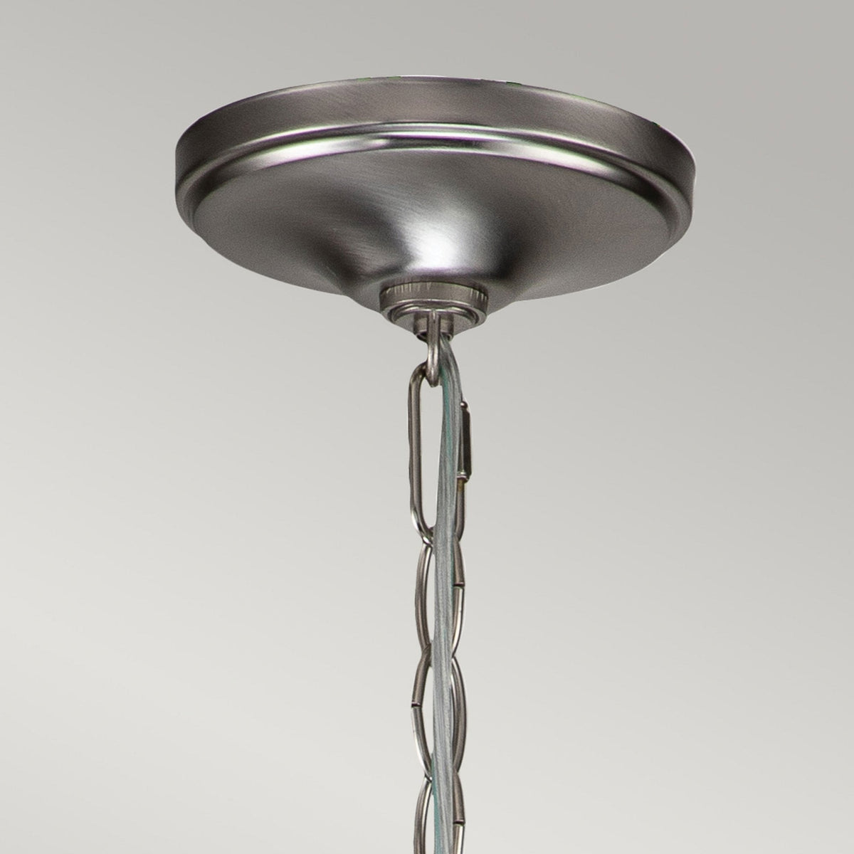 Capitol Hill Six Arm Chandelier Pendant in Brushed Nickel