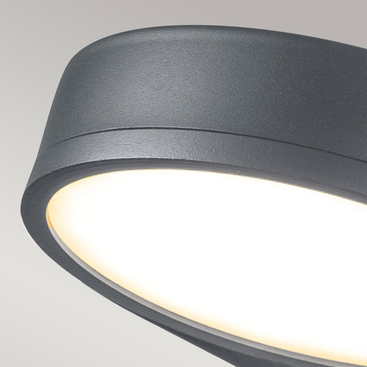Zola Coastal IP44 16.5w LED Exterior Adjustable Wall Light in Grey