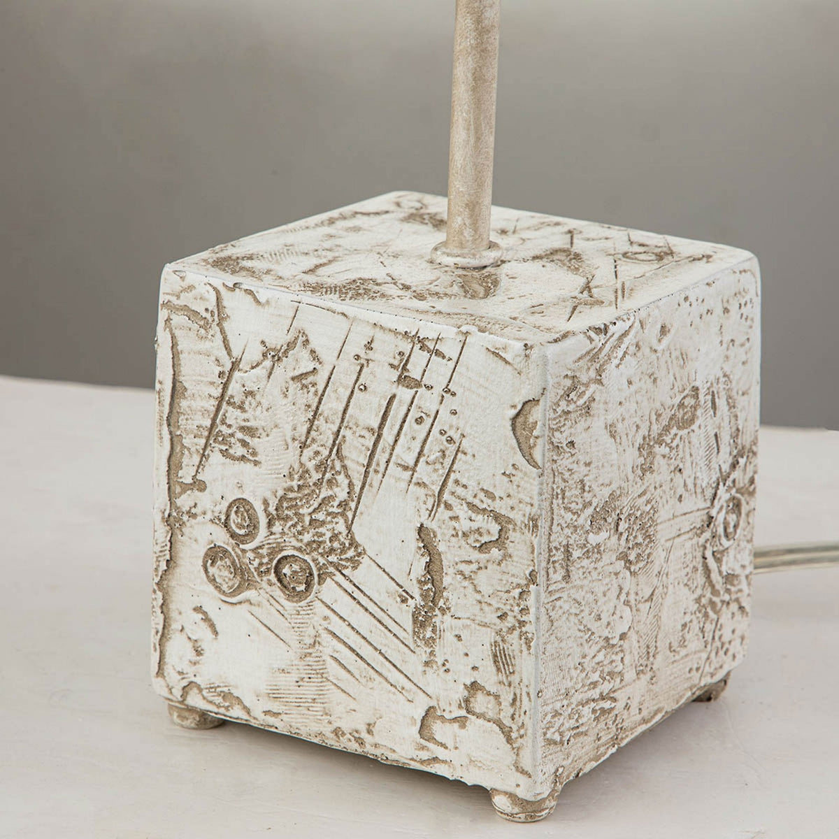 Petra Table Lamp in Bone White