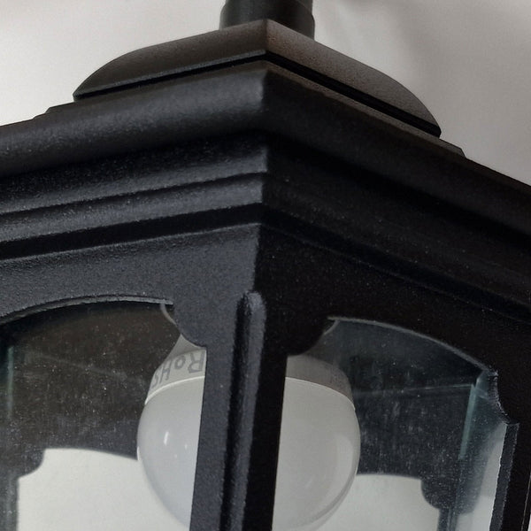Parish Mini Pendant Chain Lantern in Black
