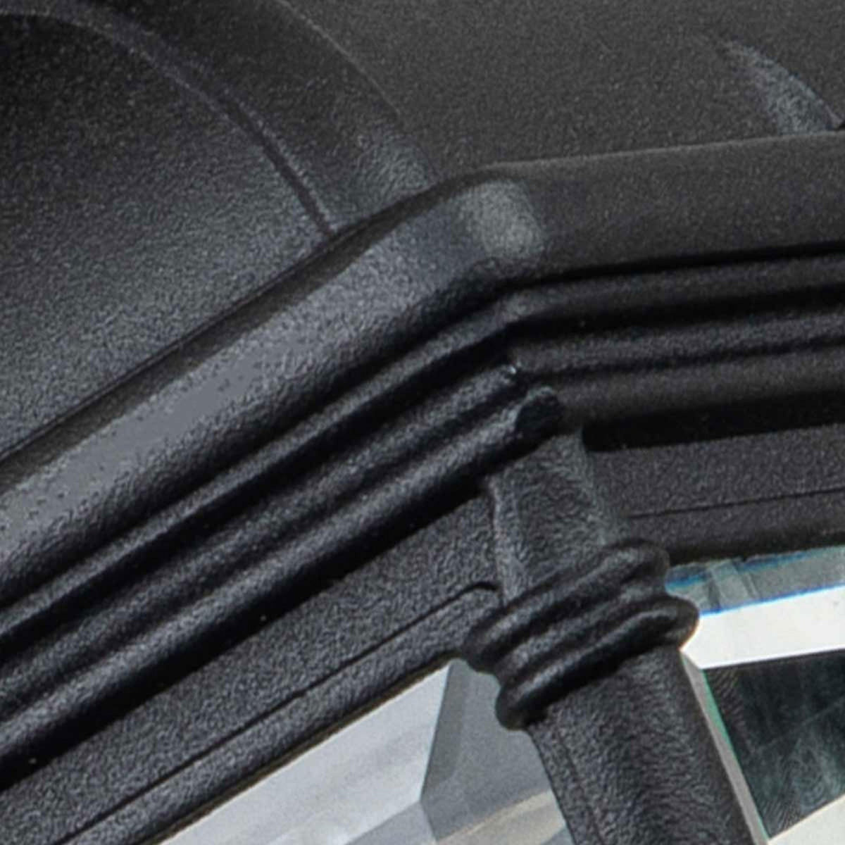 Bayview IP44 Porch Ceiling Lantern in Black with Clear Bevelled Glass