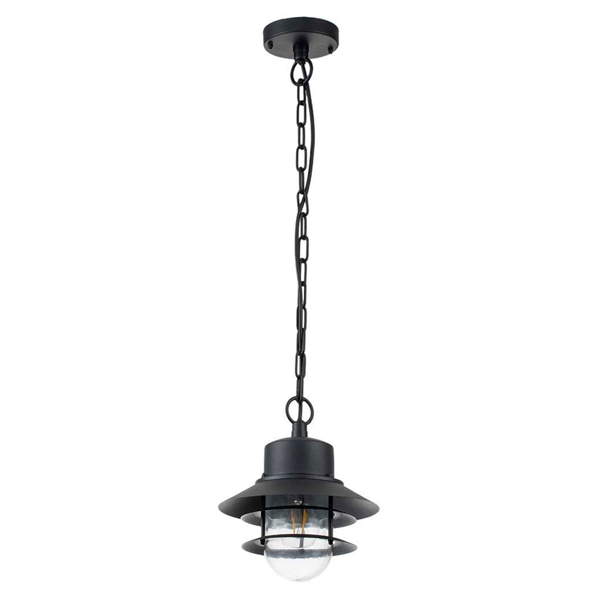 Copenhagen Stainless Steel 304 Exterior Pendant in Black