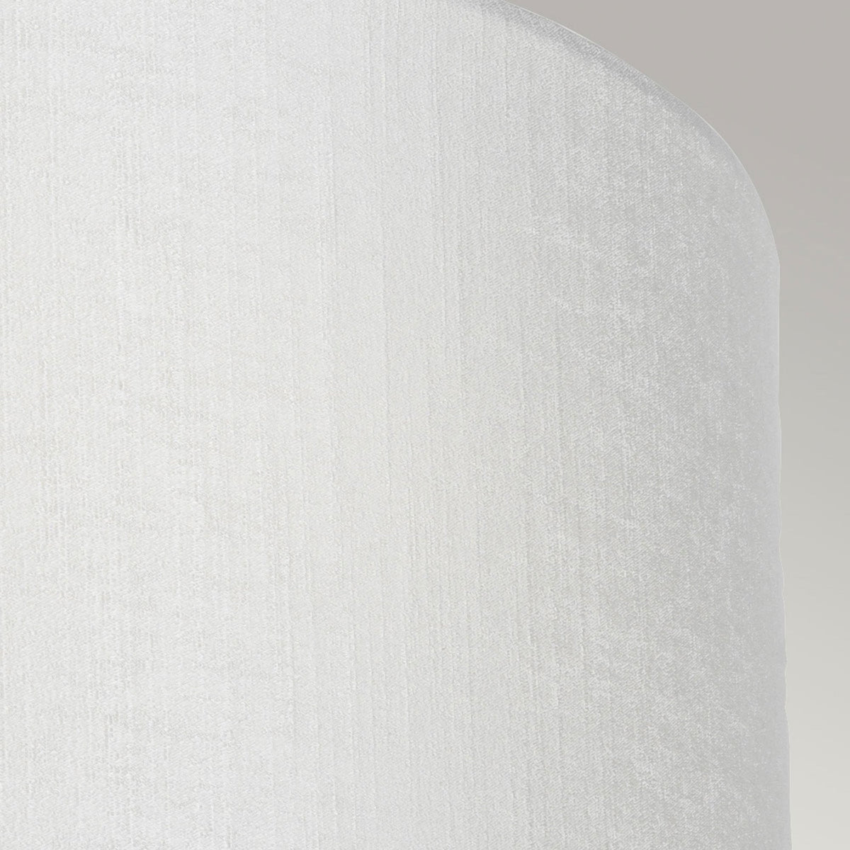 Cooper Large Curved Wall Light in Aged Brass with Ivory Faux Silk Shade