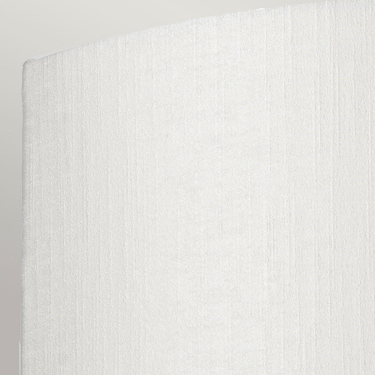 Cooper Large Curved Wall Light in Polished Chrome with Ivory Faux Silk Shade
