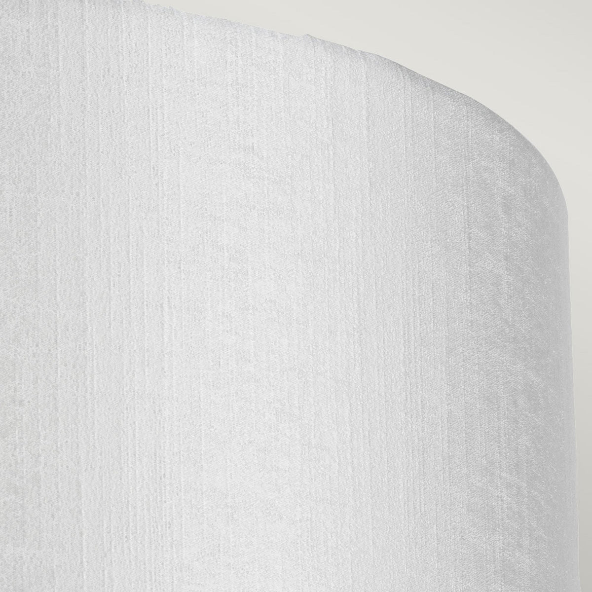 Cooper Medium Curved Wall Light in Aged Brass with Ivory Faux Silk Shade