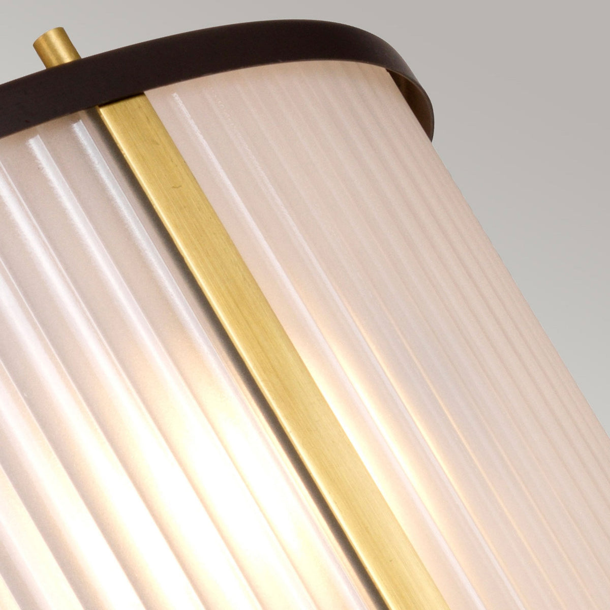 Corona Large Pendant Flush or Semi Flush Light in Museum Bronze