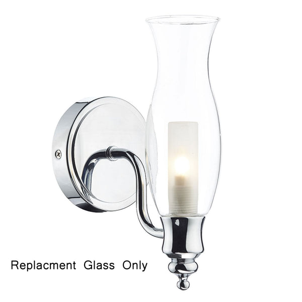 Replacement Glass Shade Set For The Dar Vestry Wall Light