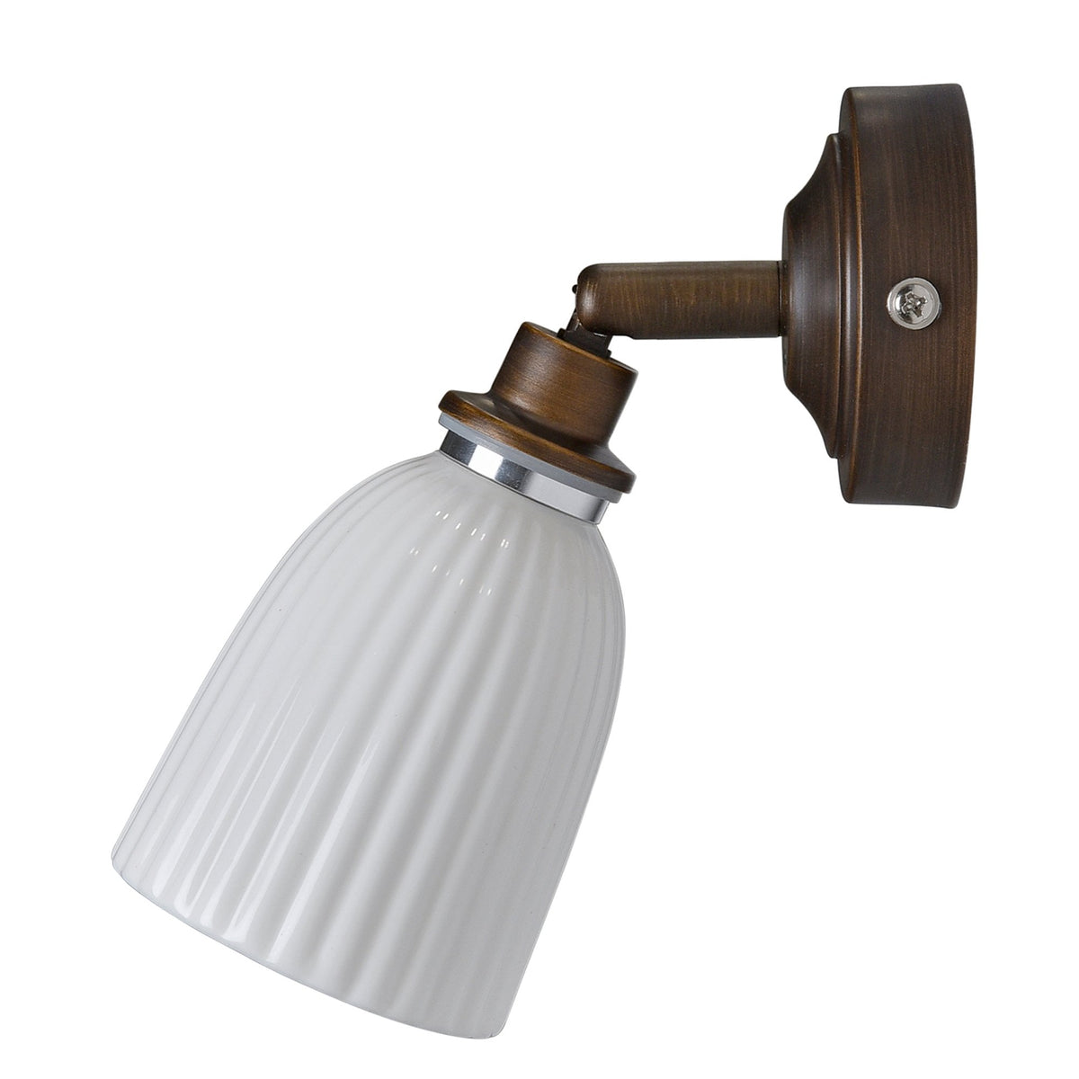 Alma Ceramic Bathroom Spot Light in Antique Bronze