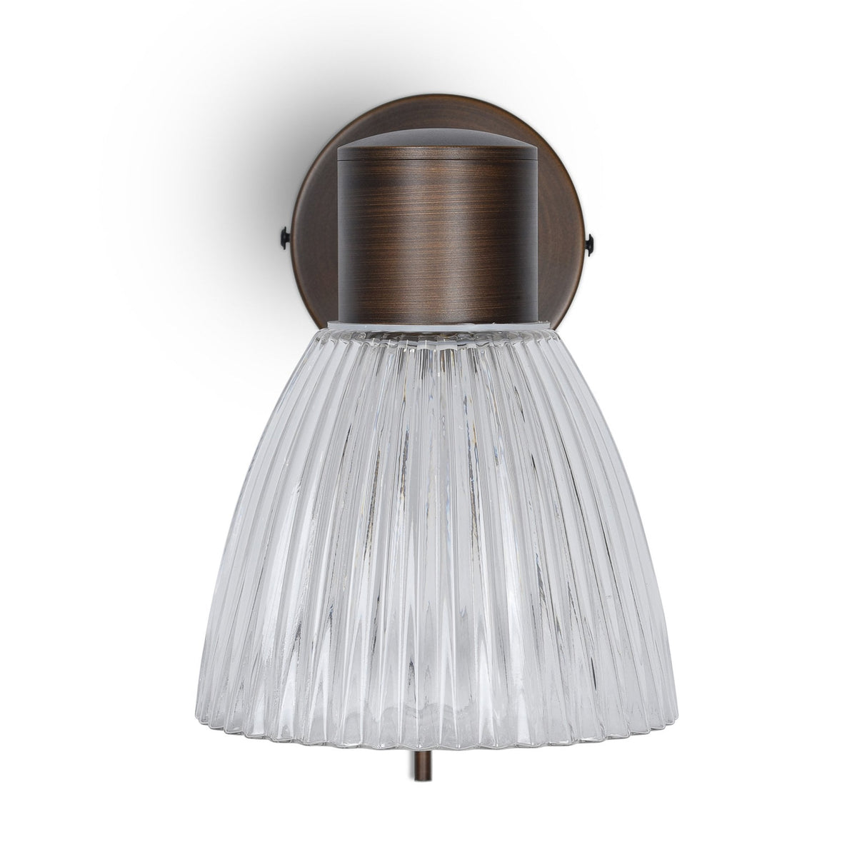 Campden Switched Antique Bronze Bathroom Wall Light