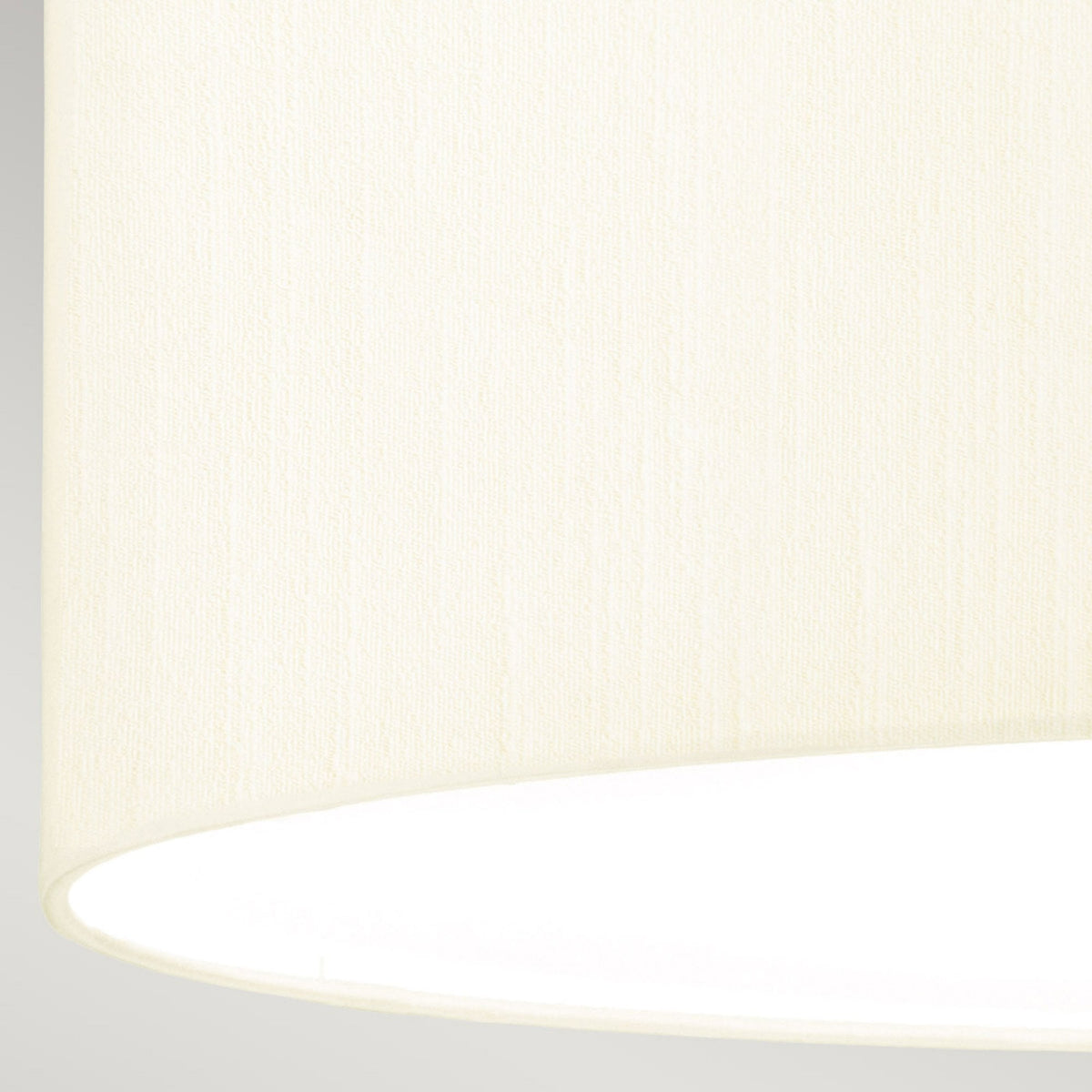 Fletcher 457mm Flush Ceiling Light with Ivory Shade and Aged Brass Finial