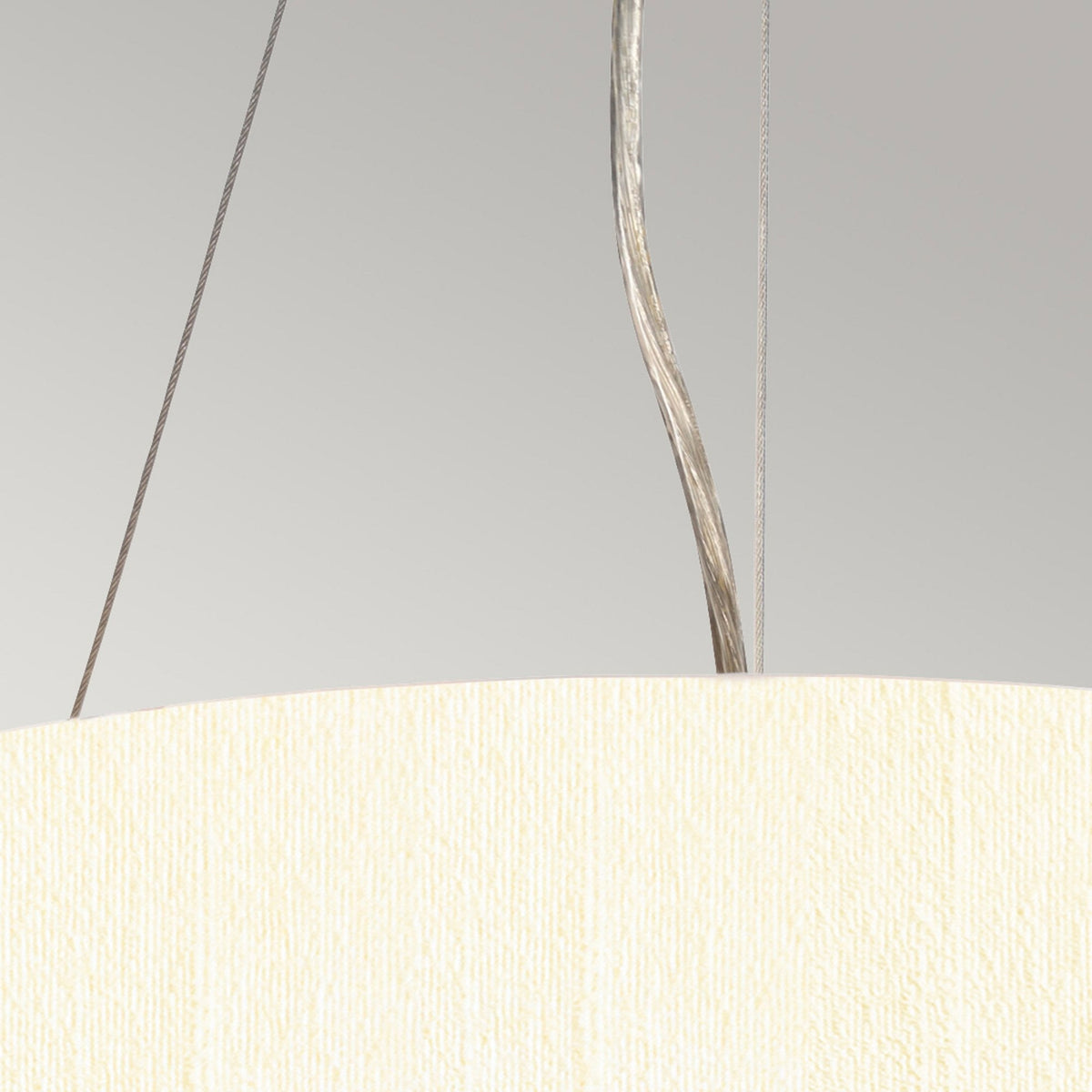 Pearce 356mm Pendant with Ivory Shade and Aged Brass Metalwork