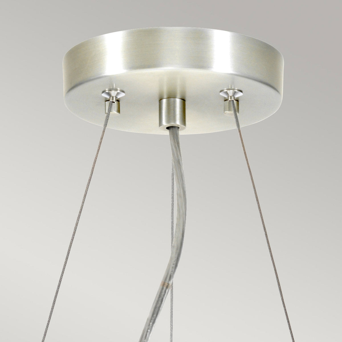 Pearce 356mm Pendant with Ivory Shade and Polished Chrome Metalwork