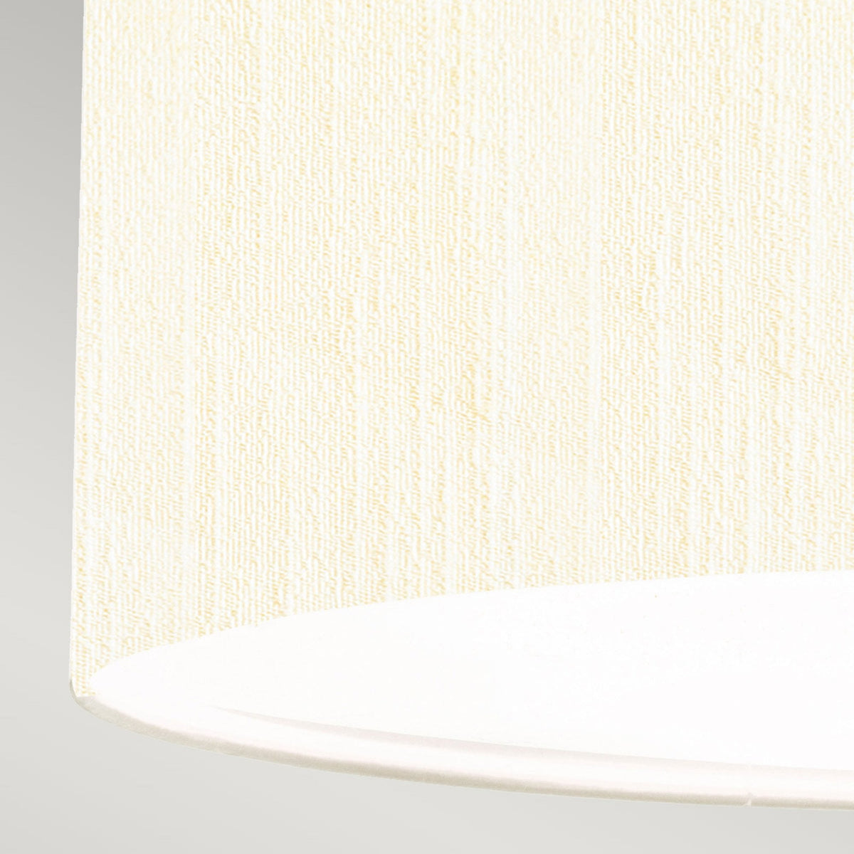 Pearce 457mm Pendant with Ivory Shade and Polished Chrome Metalwork