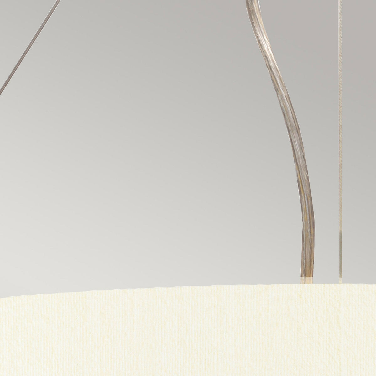 Pearce 559mm Pendant with Ivory Shade and Aged Brass Metalwork