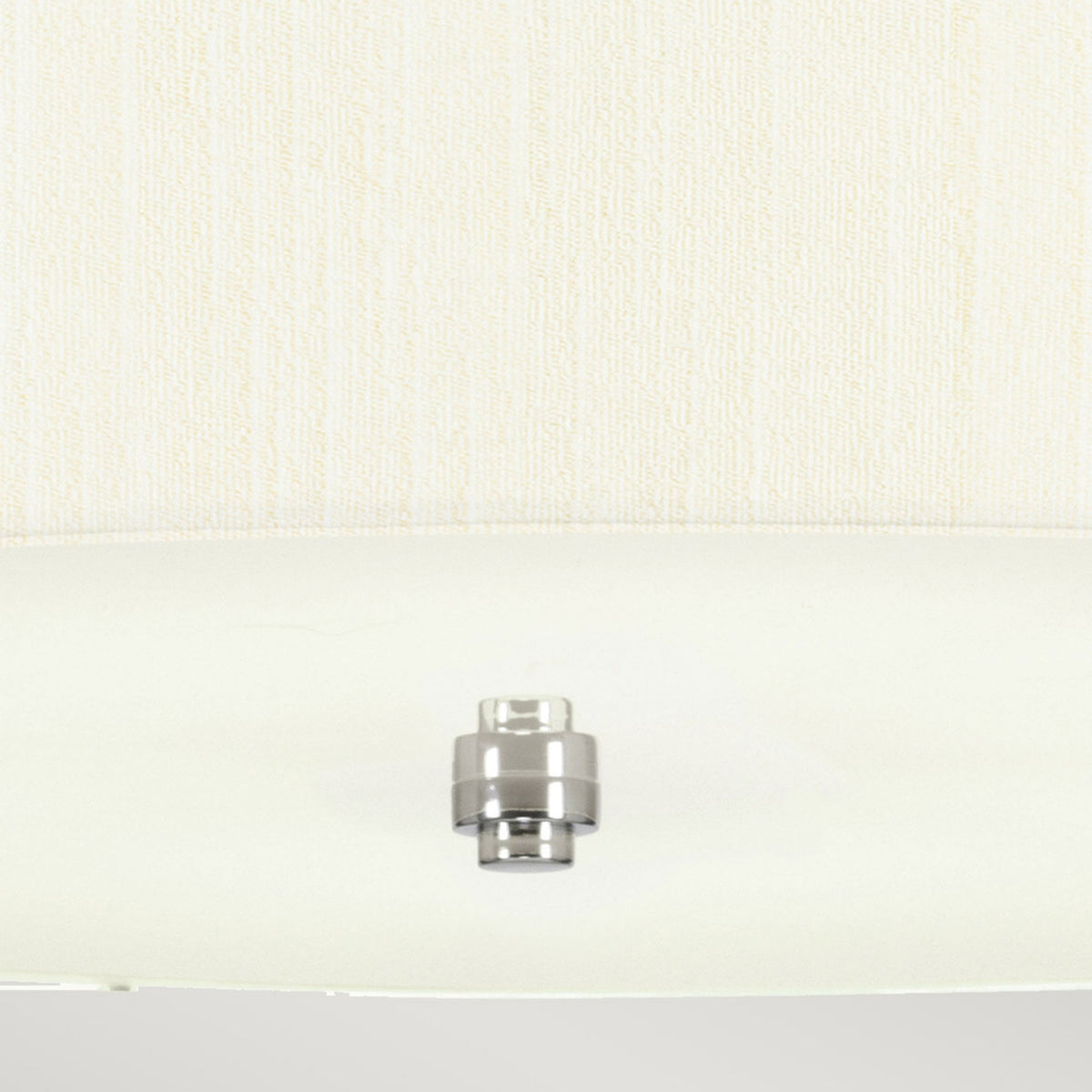 Pearce 559mm Pendant with Ivory Shade and Polished Chrome Metalwork