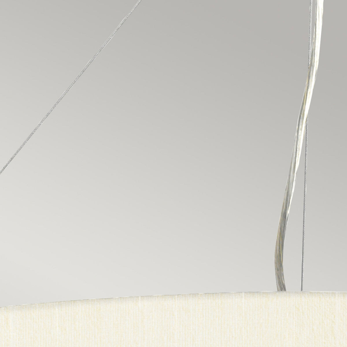 Pearce 660mm Pendant with Ivory Shade and Aged Brass Metalwork