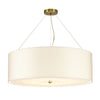 Pearce 762mm Pendant with Ivory Shade and Aged Brass Metalwork