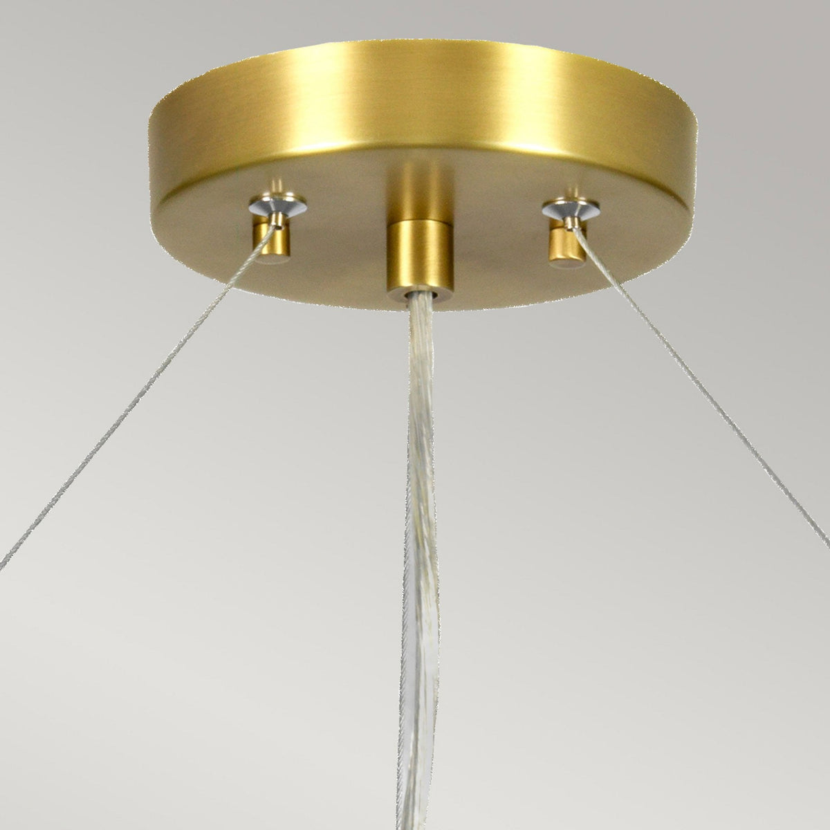 Pearce 762mm Pendant with Ivory Shade and Aged Brass Metalwork