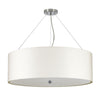 Pearce 762mm Pendant with Ivory Shade and Polished Chrome Metalwork