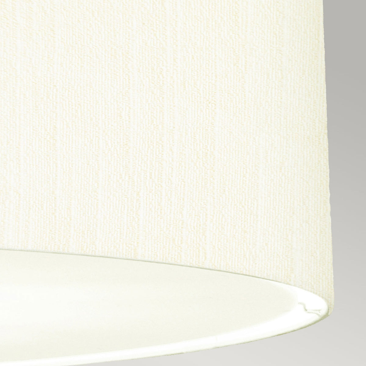 Pearce 762mm Pendant with Ivory Shade and Polished Chrome Metalwork