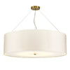 Pearce 864mm Pendant with Ivory Shade and Aged Brass Metalwork