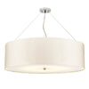 Pearce 864mm Pendant with Ivory Shade and Polished Chrome Metalwork