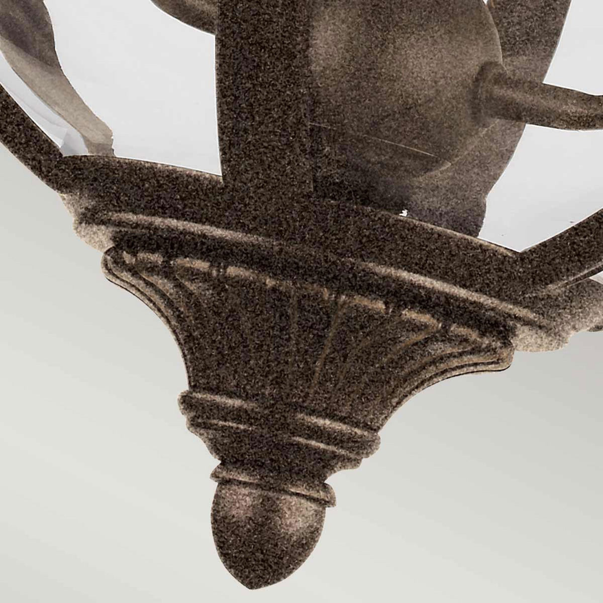 Adams 3 Light Pendant in British Bronze