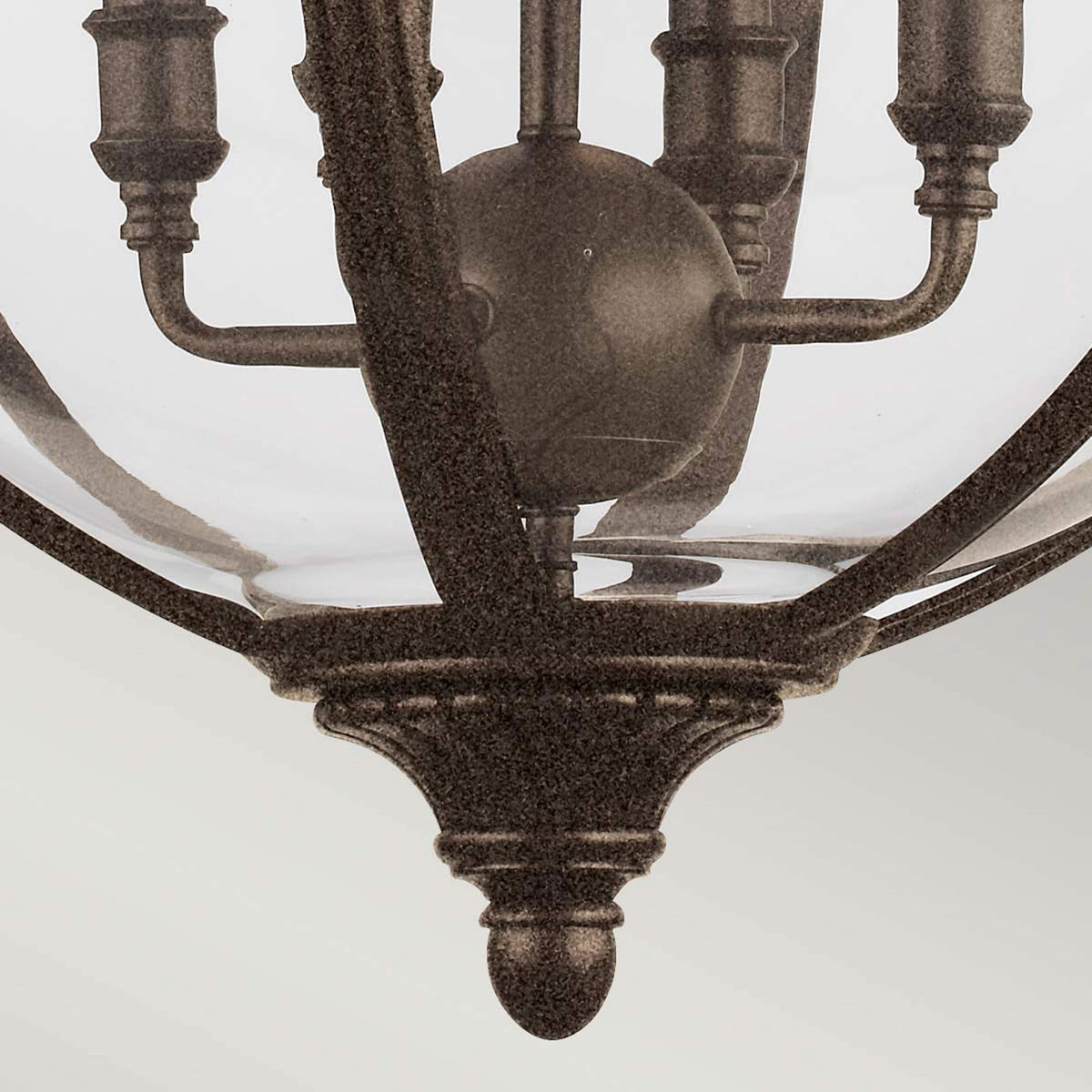 Adams 4 Light Pendant in British Bronze