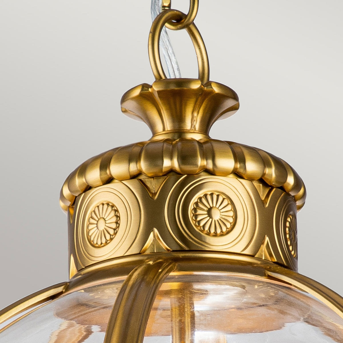 Adams 3 Light Pendant in Burnished Brass