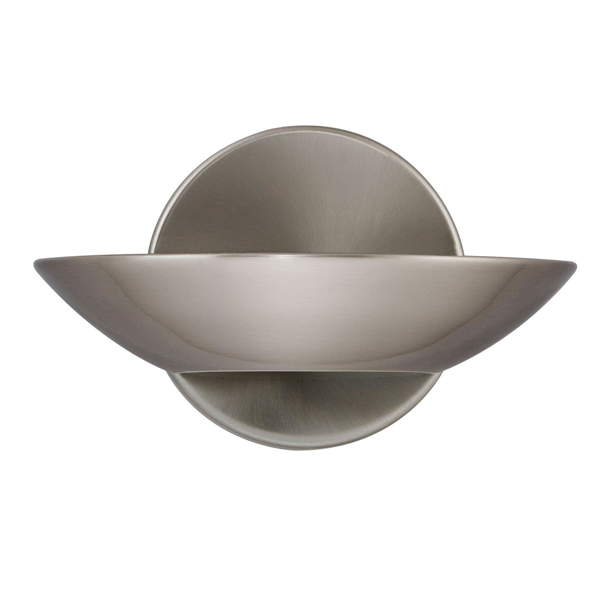 Sardinia LED Uplight Wall Light In Satin Silver