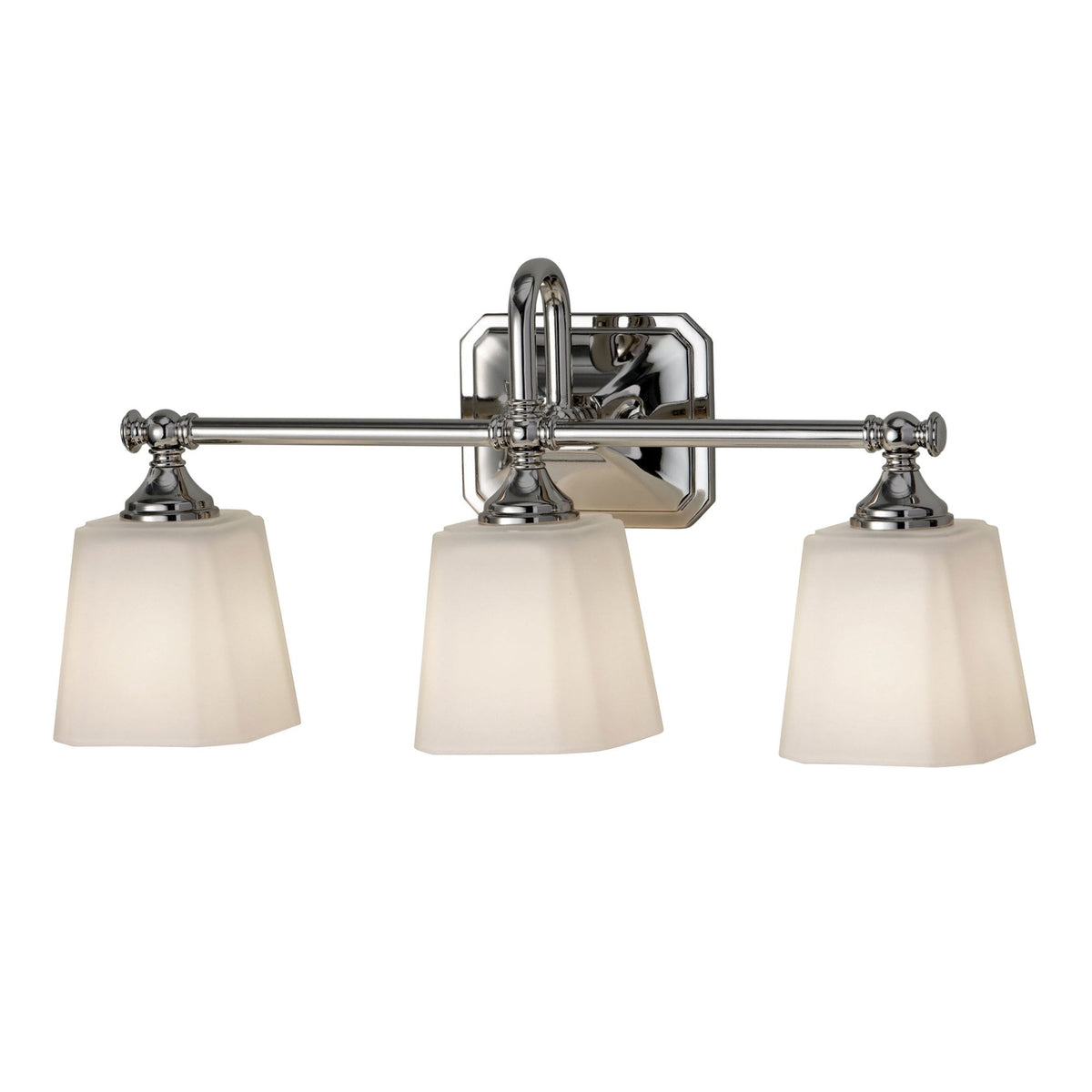 Concord Three Lamp IP44 Bathroom Wall Light in Chrome