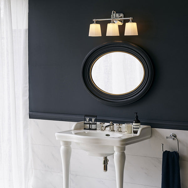 Concord Three Lamp IP44 Bathroom Wall Light in Chrome