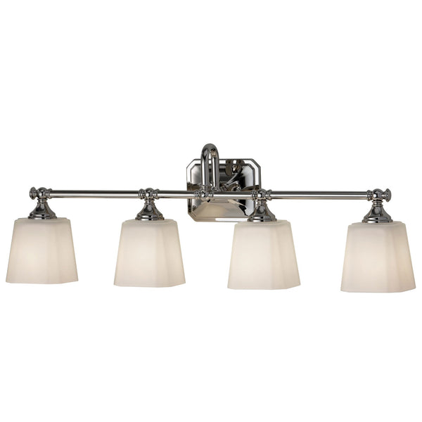 Concord Four Lamp IP44 Bathroom Wall Light in Chrome