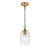 Hounslow Mini Pendant in Burnished Brass
