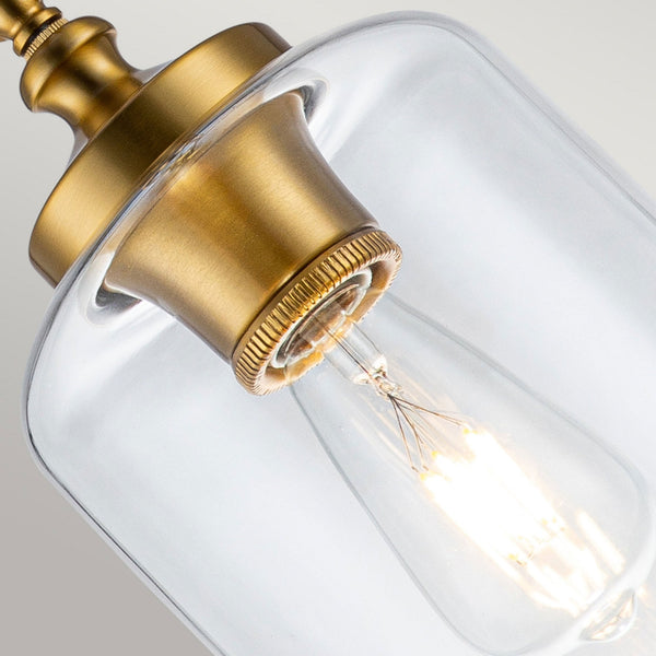 Hounslow Mini Pendant in Burnished Brass