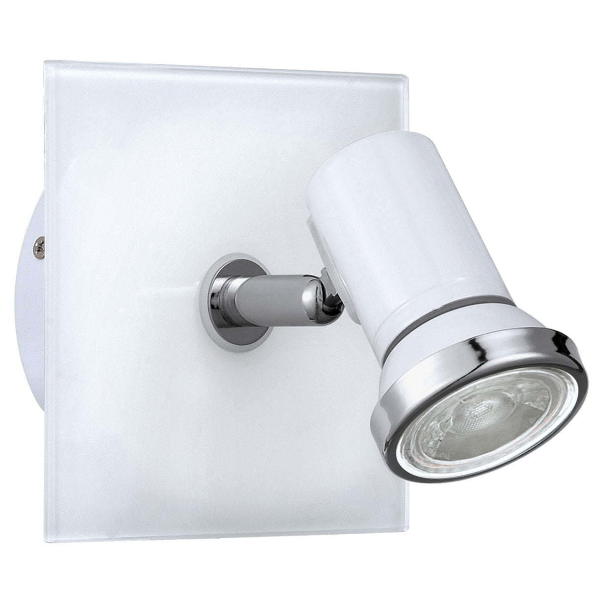 Tamara IP44 Single Spot Adjustable Spotlight in White