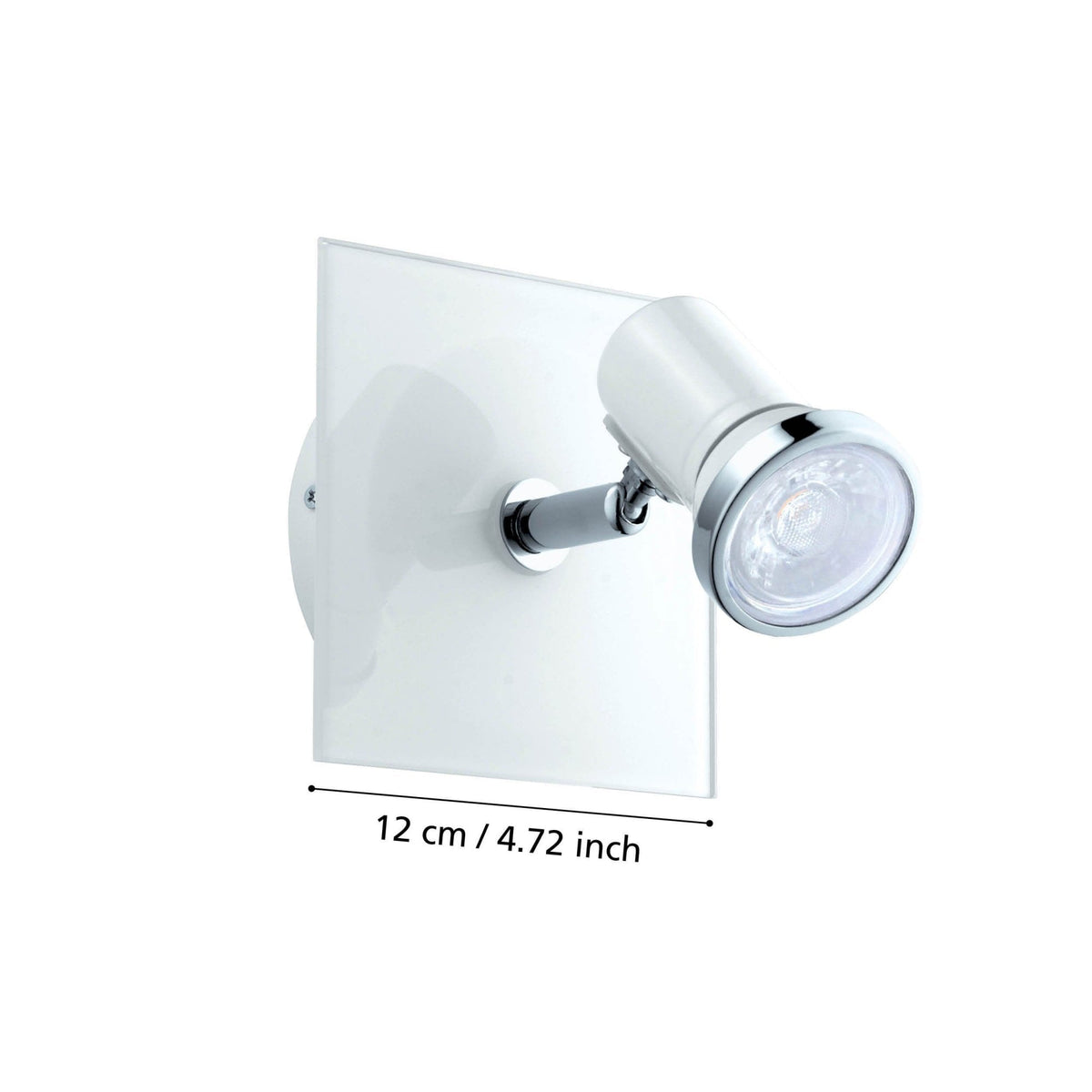 Tamara IP44 Single Spot Adjustable Spotlight in White
