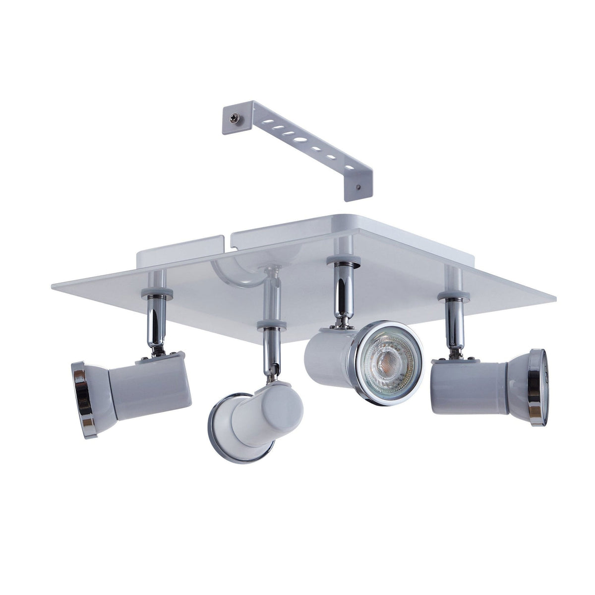 Tamara IP44 Four Spot Adjustable Spotlight in White