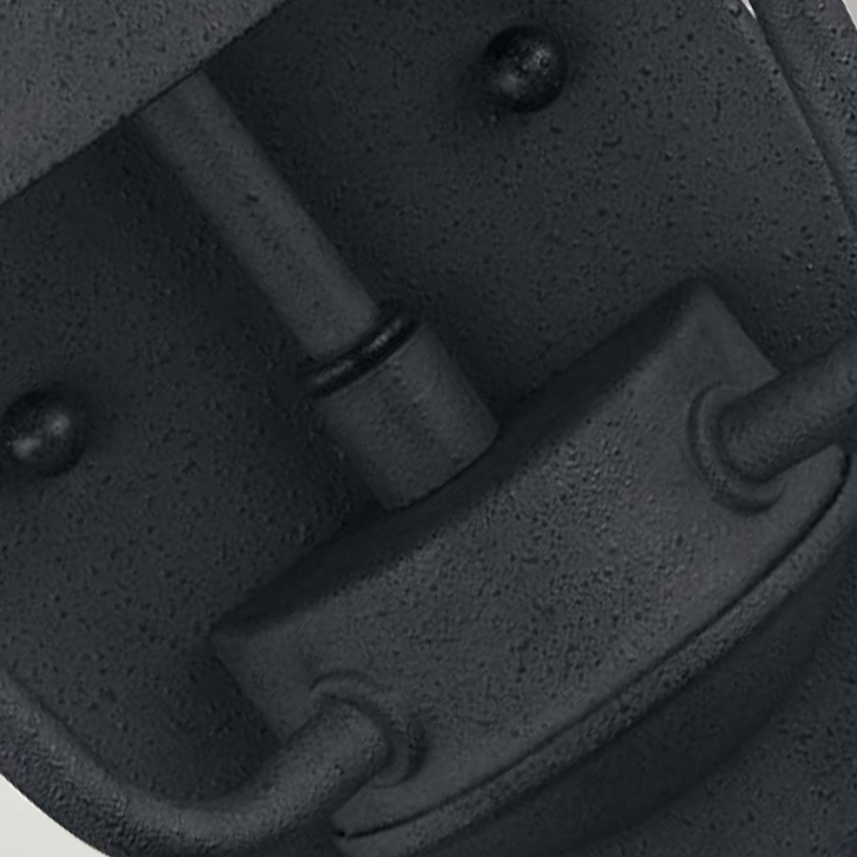 Nori Two Arm Wall Light in Dark Weathered Zinc with Driftwood Grey Beads