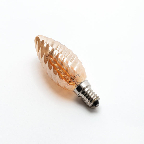 Replacement Amber 5w LED Bulb for Seletti Peacock Lamp 5v E14
