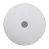 Universal 60cm Frosted Acrylic Diffuser Disk In White With Chrome Detail
